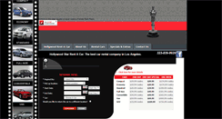 Desktop Screenshot of hollywoodstarrentacar.com